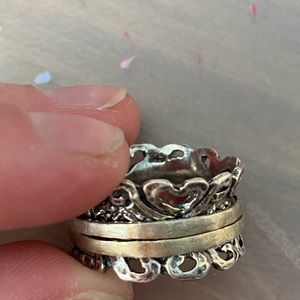 Sterling Silver Spinner Ring